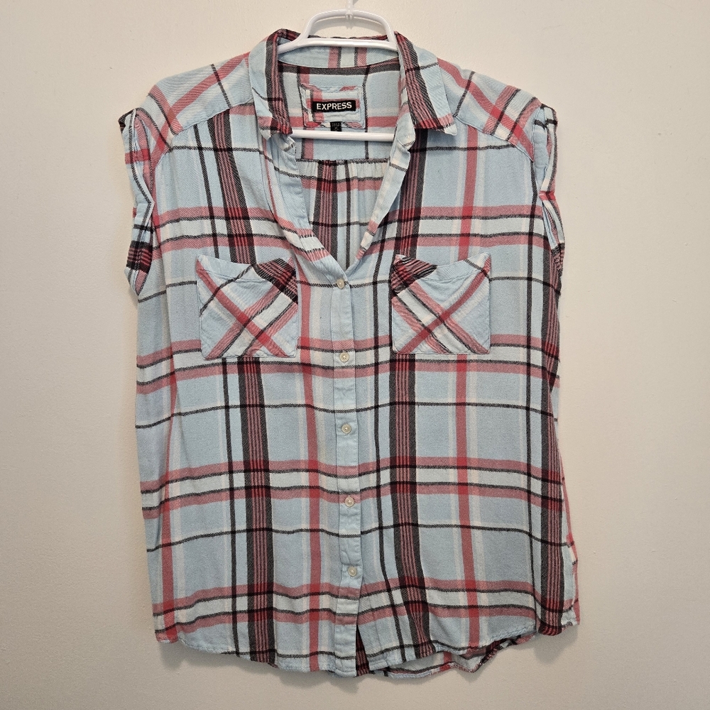 EXPRESS Super-Soft Casual Button Down Shirt Size M